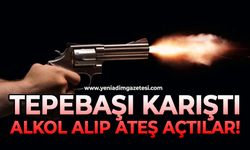 Tepebaşı karıştı: Alkol alıp ateş açtılar!