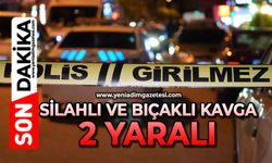 Silahlı ve bıçaklı kavga: 2 yaralı