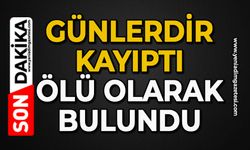 Günlerdir kayıptı ölü olarak bulundu