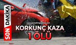 Korkunç kaza: 1 ölü