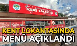 Kent lokantasında menü açıklandı