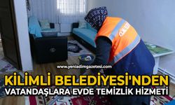 Kilimli Belediyesi'nden vatandaşlara evde temizlik hizmeti