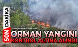 Orman yangını kontrol altına alındı
