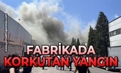 Fabrikada korkutan yangın