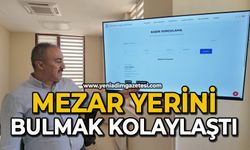 Mezar yerini bulmak kolaylaştı