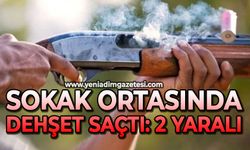 Av tüfeğiyle sokakta dehşet saçtı: 2 yaralı