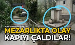Mezarlıkta olay: Kapıyı çaldılar!
