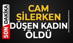 Cam silerken düşen kadın öldü