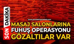 Masaj salonlarına fuhuş operasyonu: Gözaltılar var