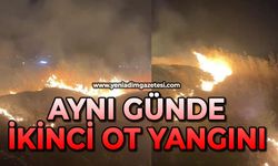 Aynı günde ikinci ot yangını