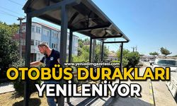 Otobüs durakları yenileniyor