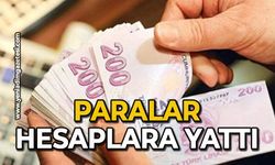Paralar hesaplara yattı