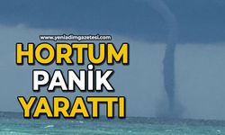 Hortum panik yarattı