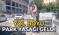 Yol boyu park yasağı geldi