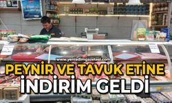 Peynir ve tavuk etine indirim geldi