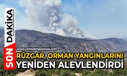 Rüzgar, Orman yangınlarını yeniden alevlendirdi