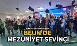 BEUN'de mezuniyet sevinci
