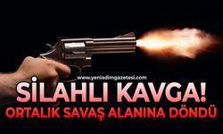 Silahlı kavga: Sokak savaş alanına döndü
