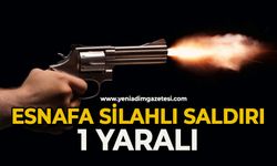 Esnafa silahlı saldırı: 1 yaralı