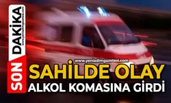 Sahilde olay: Alkol komasına girdi