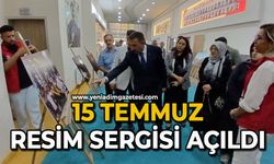 15 Temmuz resim sergisi açıldı