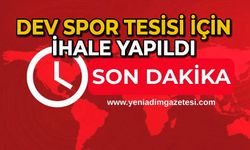 Dev spor tesisi için ihale yapıldı