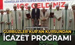 Gürbüzler Kur’an Kursundan icazet programı