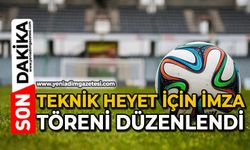 Teknik heyet için imza töreni düzenlendi