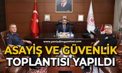 Asayiş ve güvenlik toplantısı yapıldı
