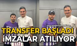 Transfer başladı imzalar atılıyor