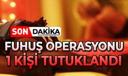 Fuhuş suçu operasyonu: 1 tutuklu