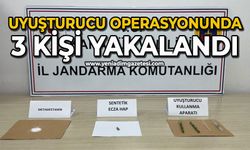 Uyuşturucu operasyonunda 3 kişi yakalandı