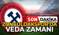 Zonguldakspor'da veda zamanı