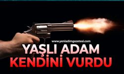Yaşlı adam kendini vurdu