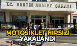 Motosiklet hırsızı yakalandı
