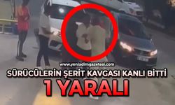 Sürücülerin şerit kavgası kanlı bitti: 1 yaralı