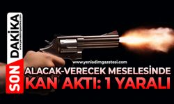 Alacak-verecek meselesinde kan aktı: 1 yaralı