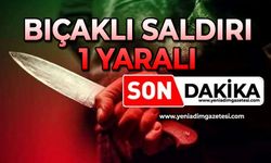Bıçaklı saldırı: 1 yaralı