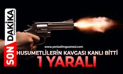 Husumetlilerin kavgası kanlı bitti: 1 yaralı
