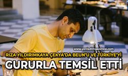 Rıza Yıldırımkaya Çekya’da BEUN’u ve Türkiye’yi gururla temsil etti