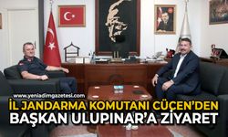 İl Jandarma Komutanı Cücen’den Başkan Ulupınar’a ziyaret