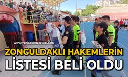 Zonguldaklı hakemlerin listesi beli oldu