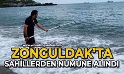 Zonguldak’ta sahillerden numune alındı