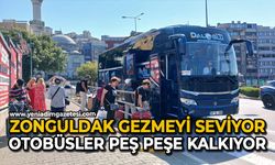 Zonguldak gezmeyi seviyor, otobüsler peş peşe kalkıyor