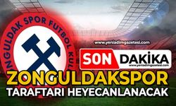 Zonguldakspor taraftarı heyecanlanacak