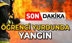 Öğrenci yurdunda yangın