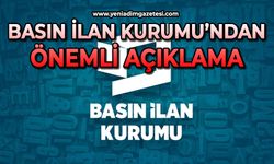 Basın İlan Kurumu'ndan önemli açıklama