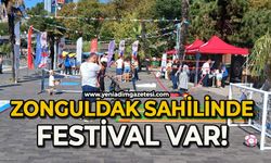 Zonguldak sahilinde festival var