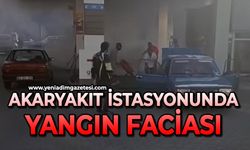 Akaryakıt istasyonunda yangın faciası