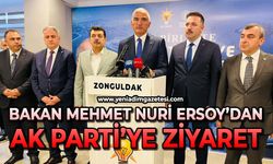 Bakan Mehmet Nuri Ersoy’dan AK Parti’ye ziyaret